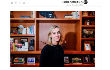 Catalina Castro Blanchet, hija de Germán Castro Caycedo, lanza un libro en homenaje a su padre (El Colombiano)