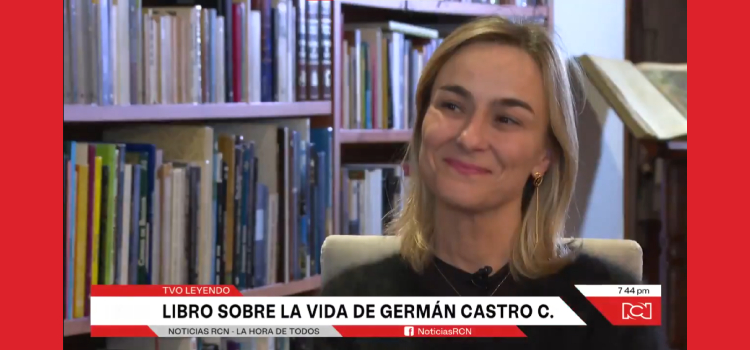 Catalina Castro Blanchet en diálogo con Gustavo Nieto Huertas sobre su libro ‘Mi padre, Germán Castro Caycedo’.